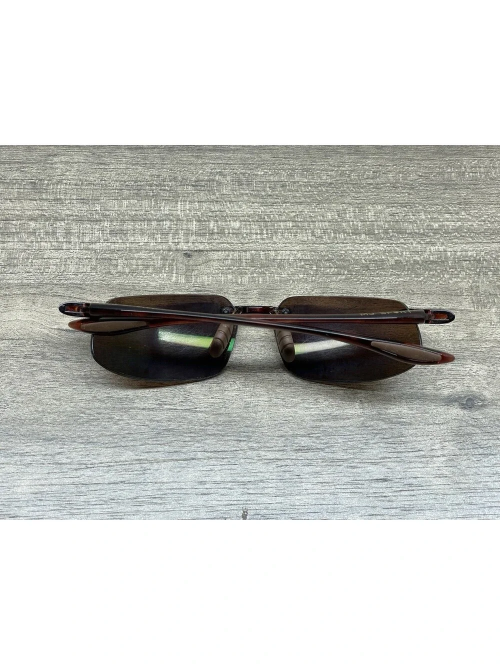 MAUI JIM KANAHA RX MJ-909-10 Japan Brown Wrap 61[]15-130 Sunglasses *FRAMES ONLY